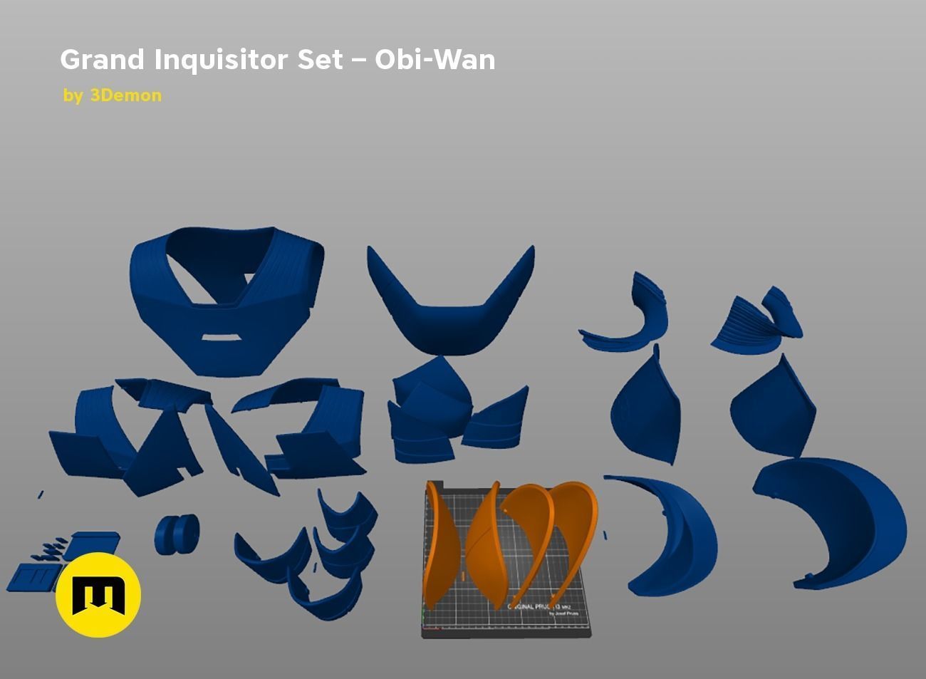 Grand Inquisitor Set - Obi-Wan 3D print model_6