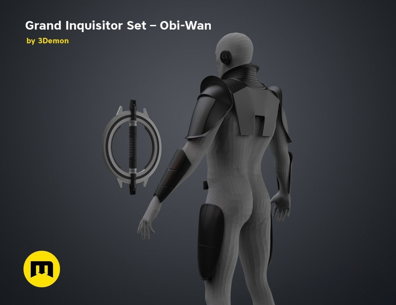 Grand Inquisitor Set - Obi-Wan 3D print model_43