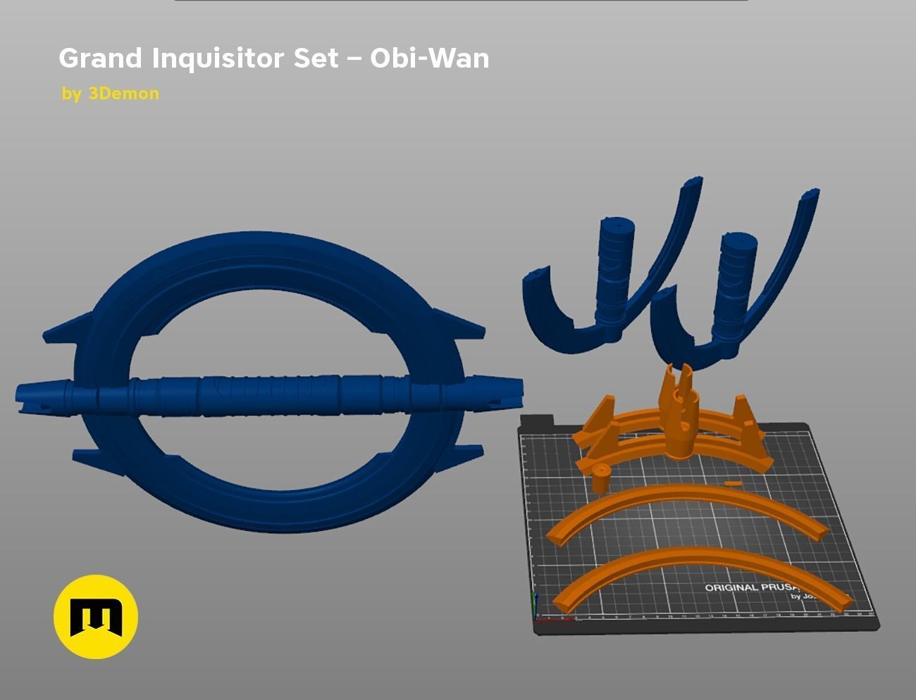 Grand Inquisitor Set - Obi-Wan 3D print model_8