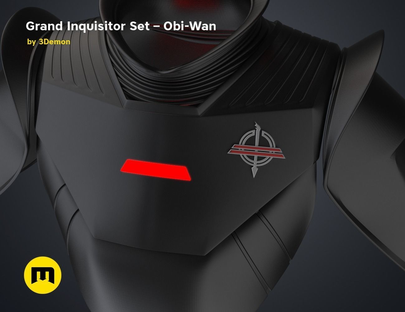 Grand Inquisitor Set - Obi-Wan 3D print model_34
