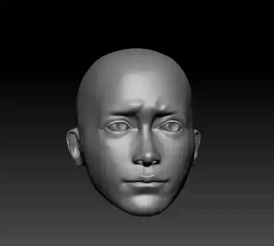 Boy High poly head sculpt