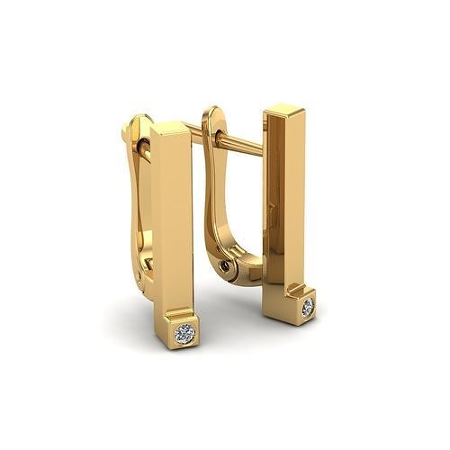 Elegant earrings  3D print model