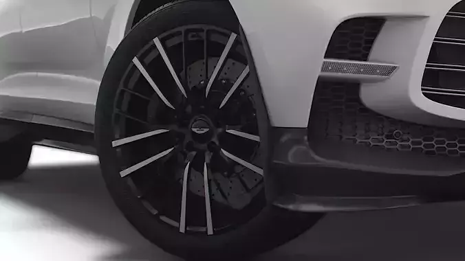 Aston Martin DBX 707 2023 wheel 3D model