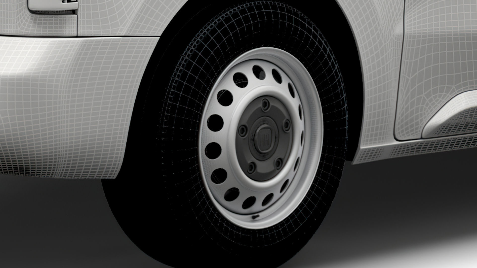 Fiat Scudo 2022 wheel 3D model_5