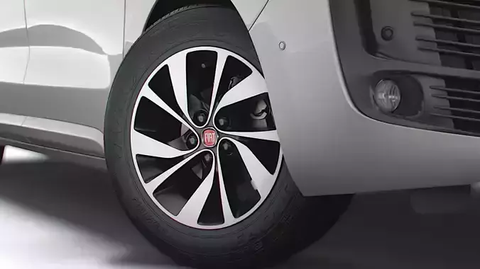 Fiat Ulysse 2022 wheel 3D model