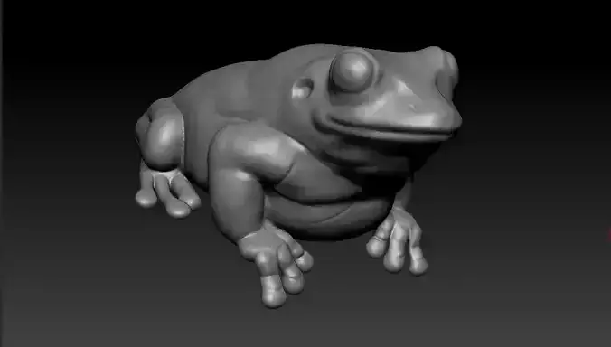Marvelous Frog sculpt