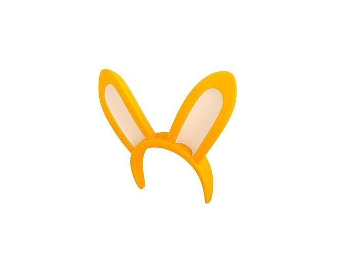 Prop104 Rabbit Headband 3D model