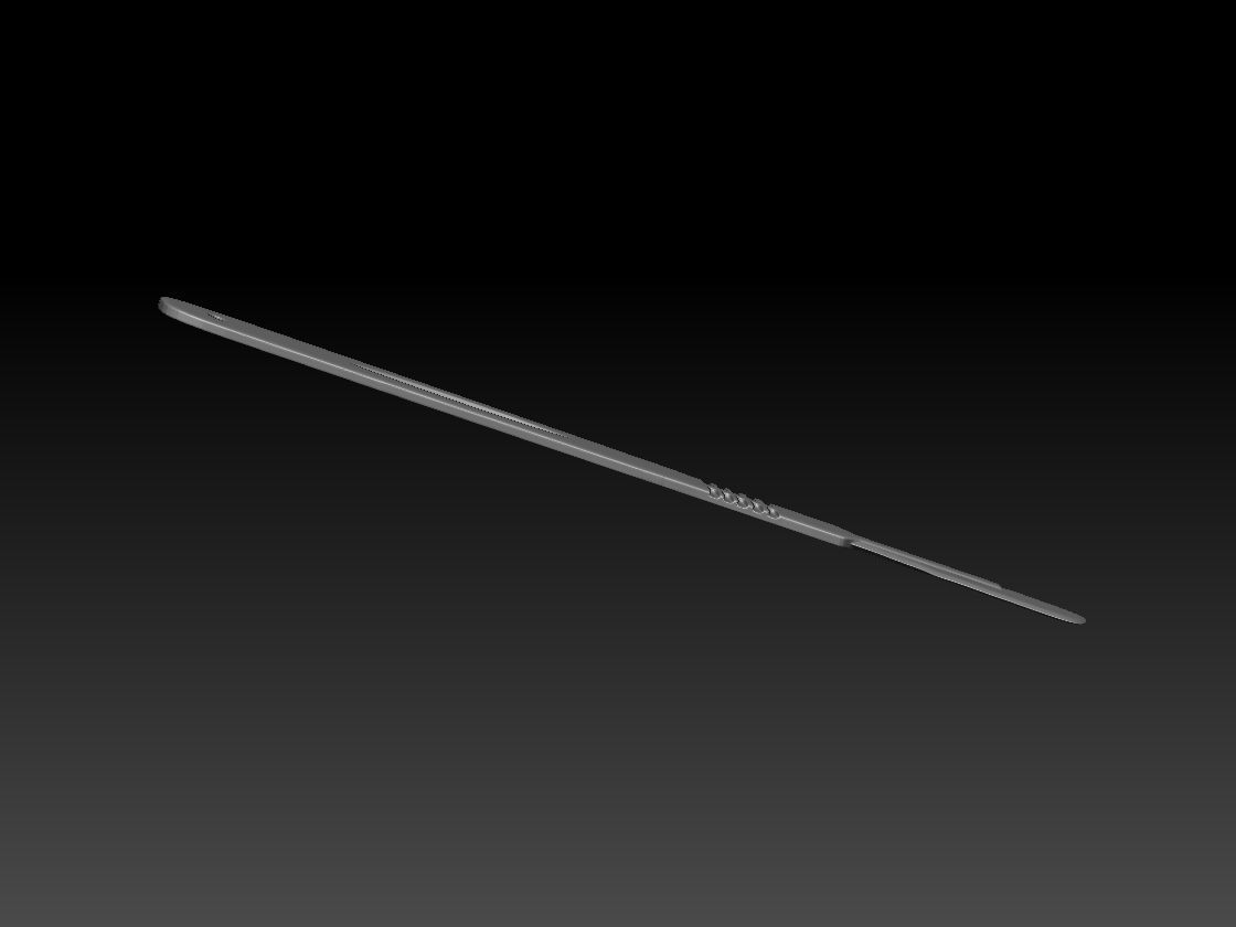 Deadly razor blade 3D model_2