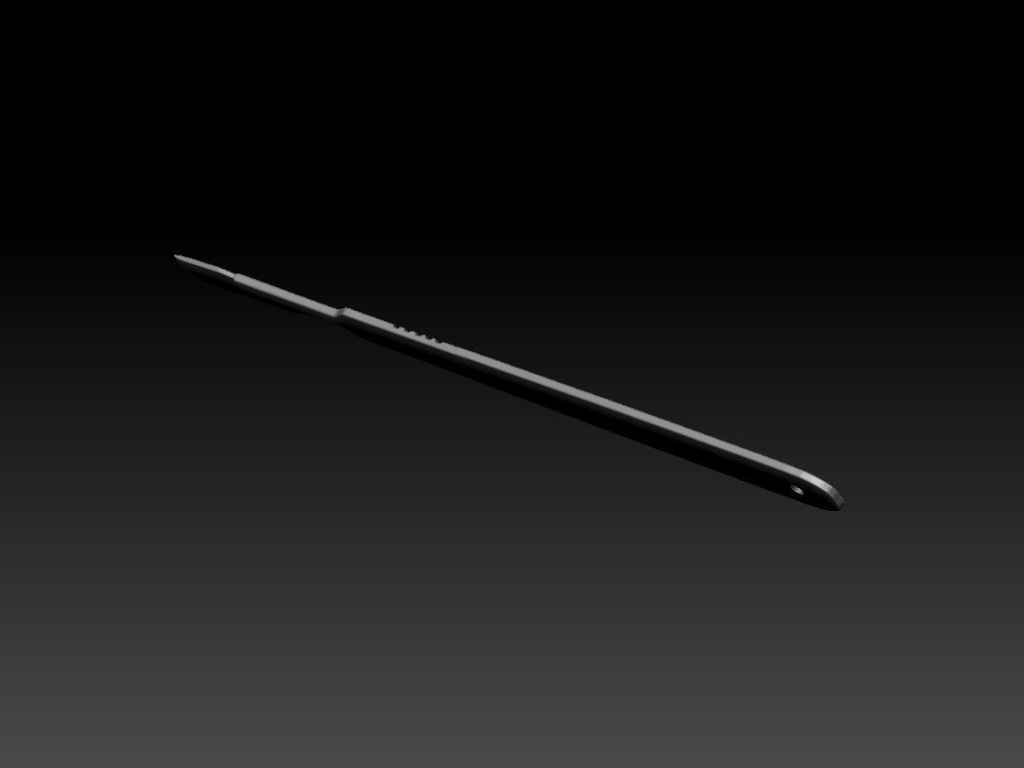 Deadly razor blade 3D model_5