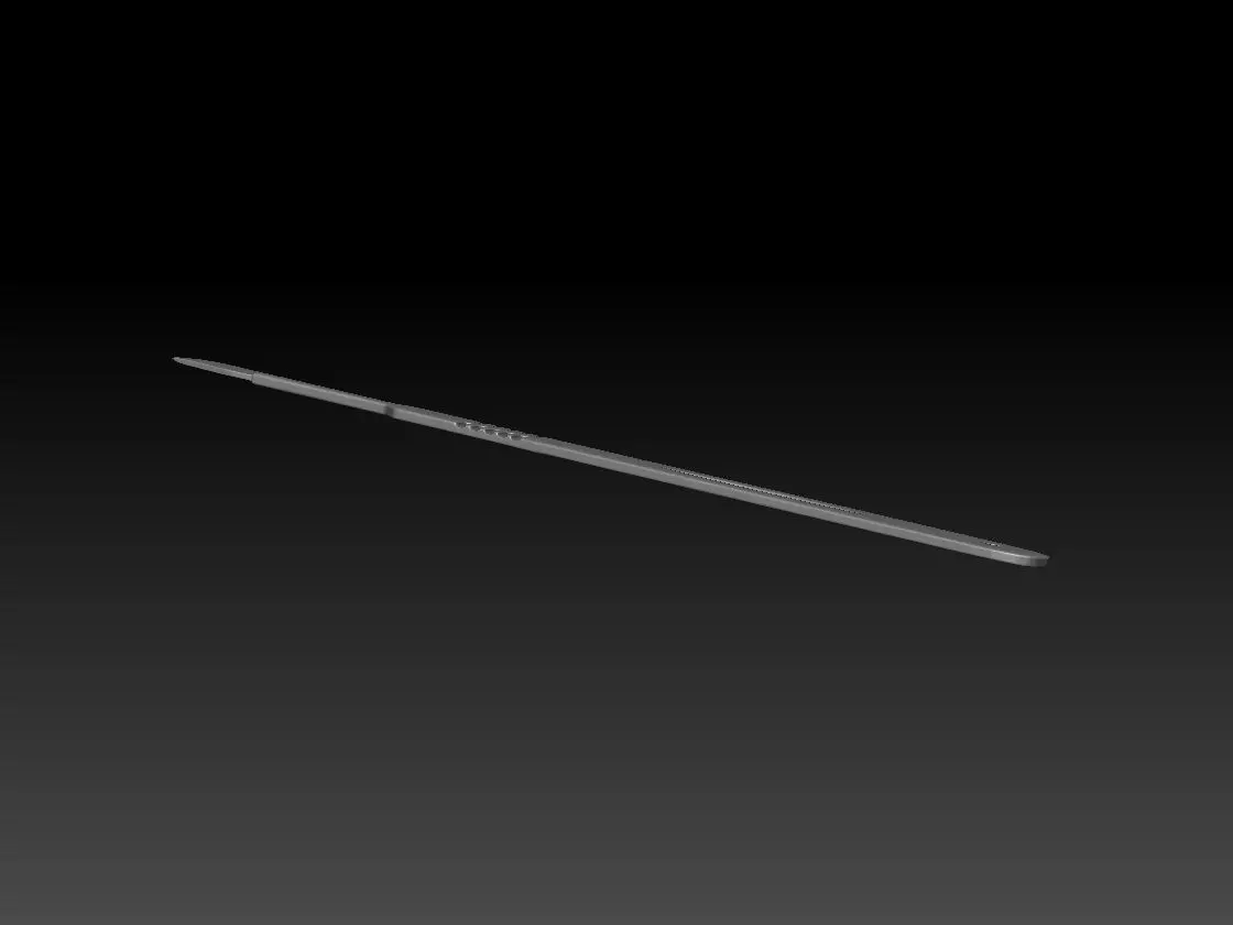 Deadly razor blade 3D model_0