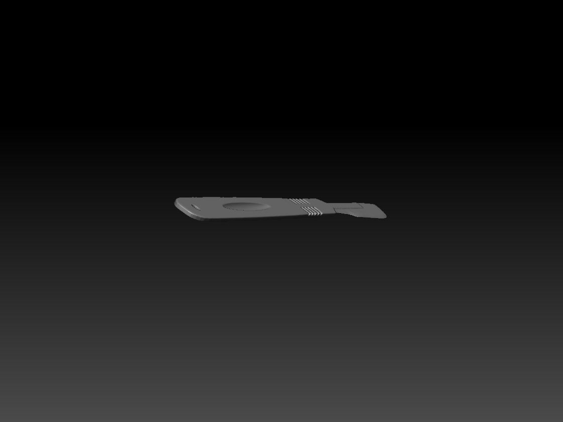 Deadly razor blade 3D model_3