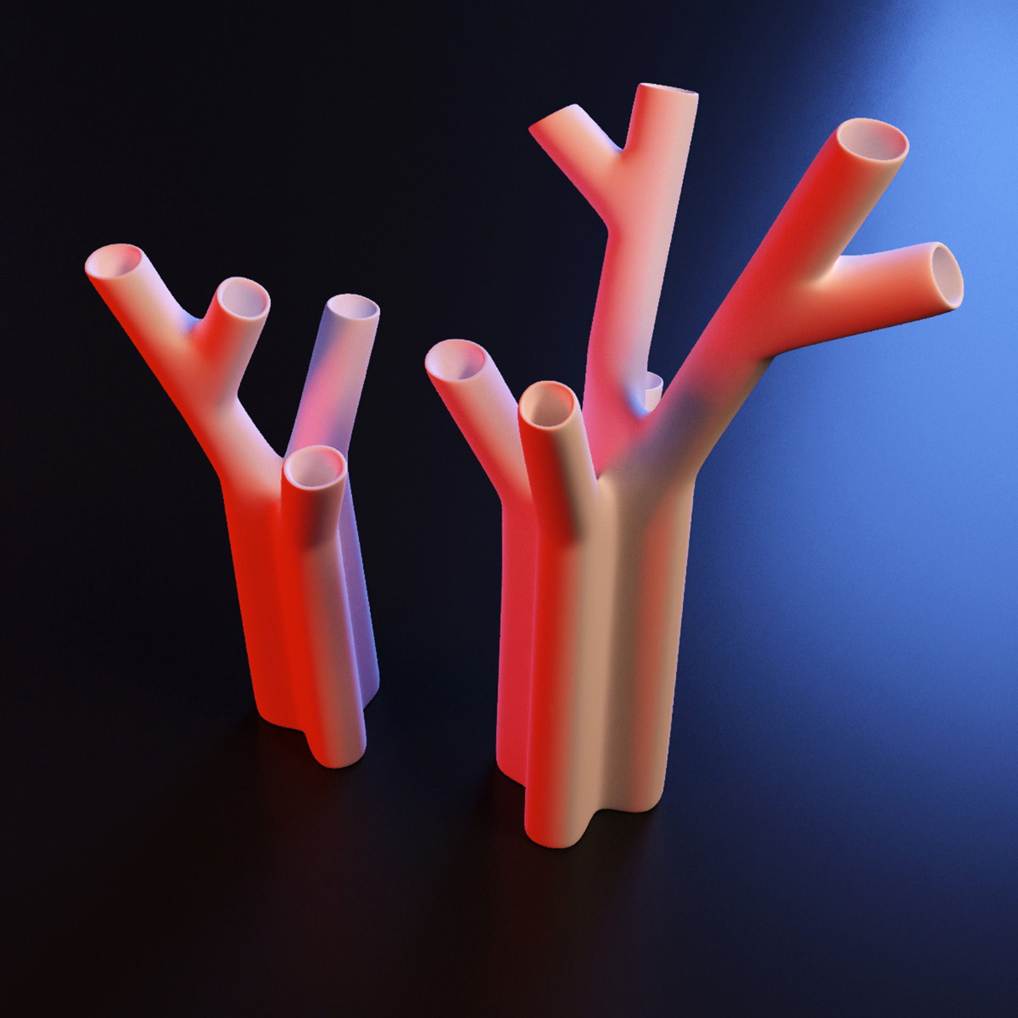 Vase tree 3D print model_3