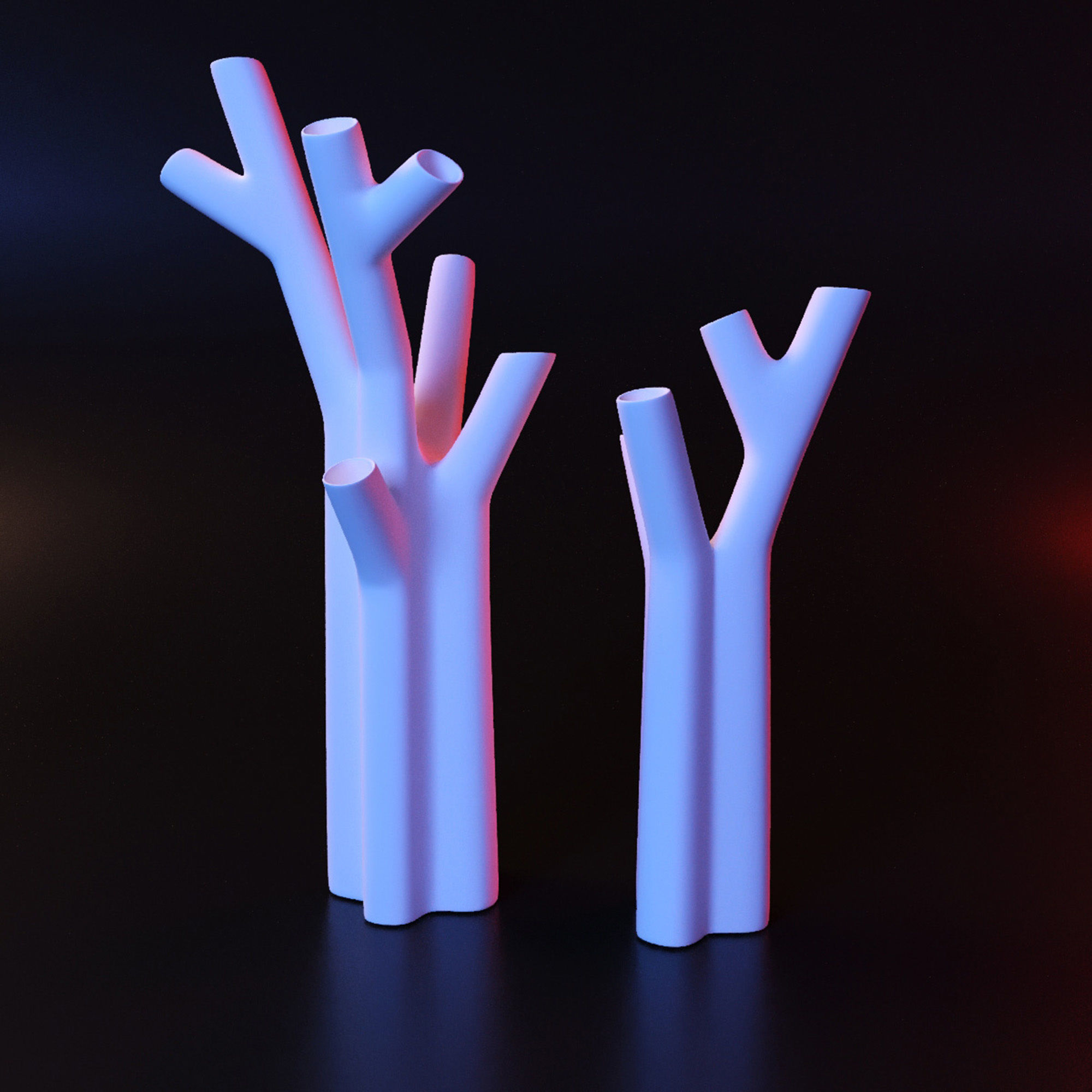 Vase tree 3D print model_1
