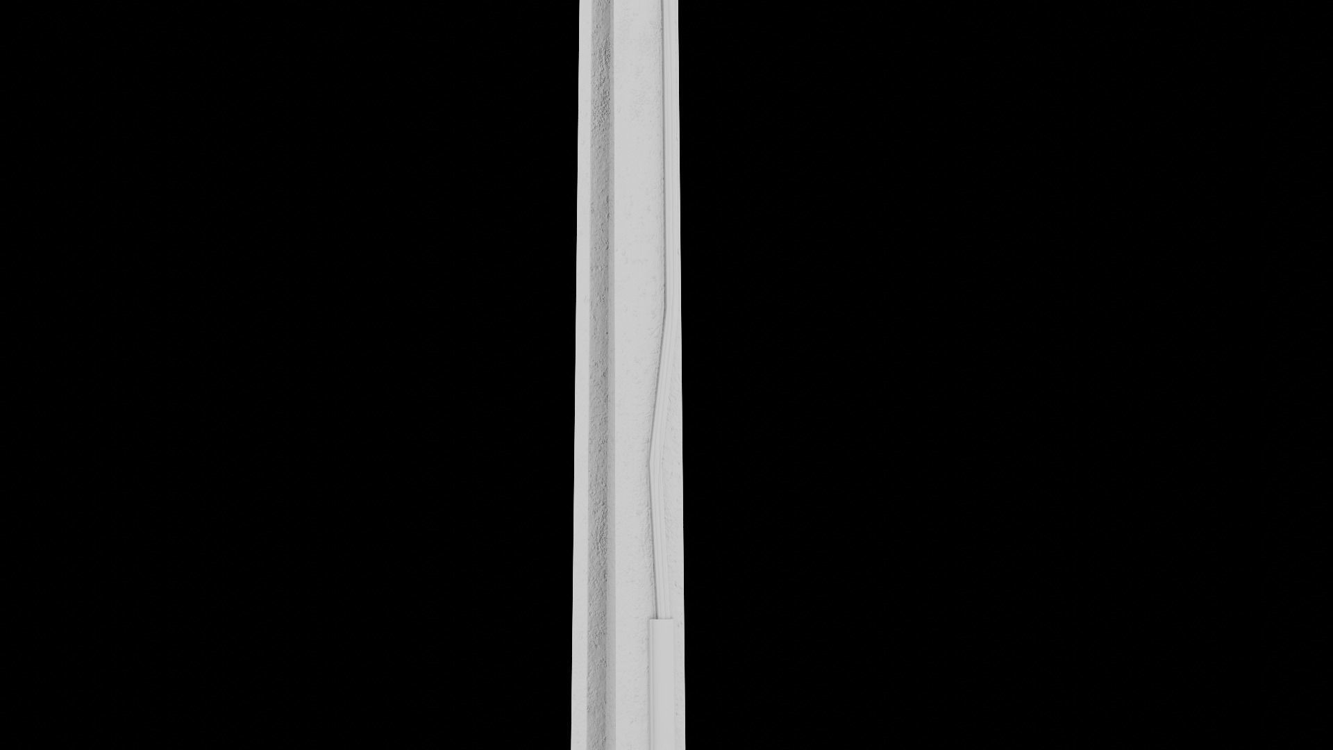 Concrete street lamp Low-poly 3D model_23