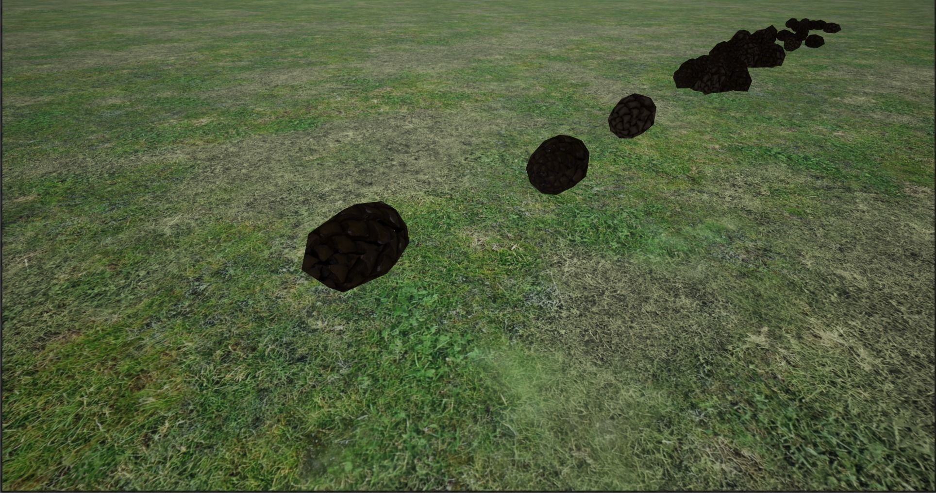 Lowpoly Pinecones and stack of Pinecones Low-poly 3D model_7