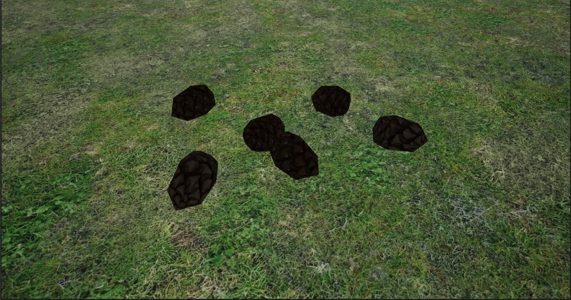 Lowpoly Pinecones and stack of Pinecones Low-poly 3D model_21