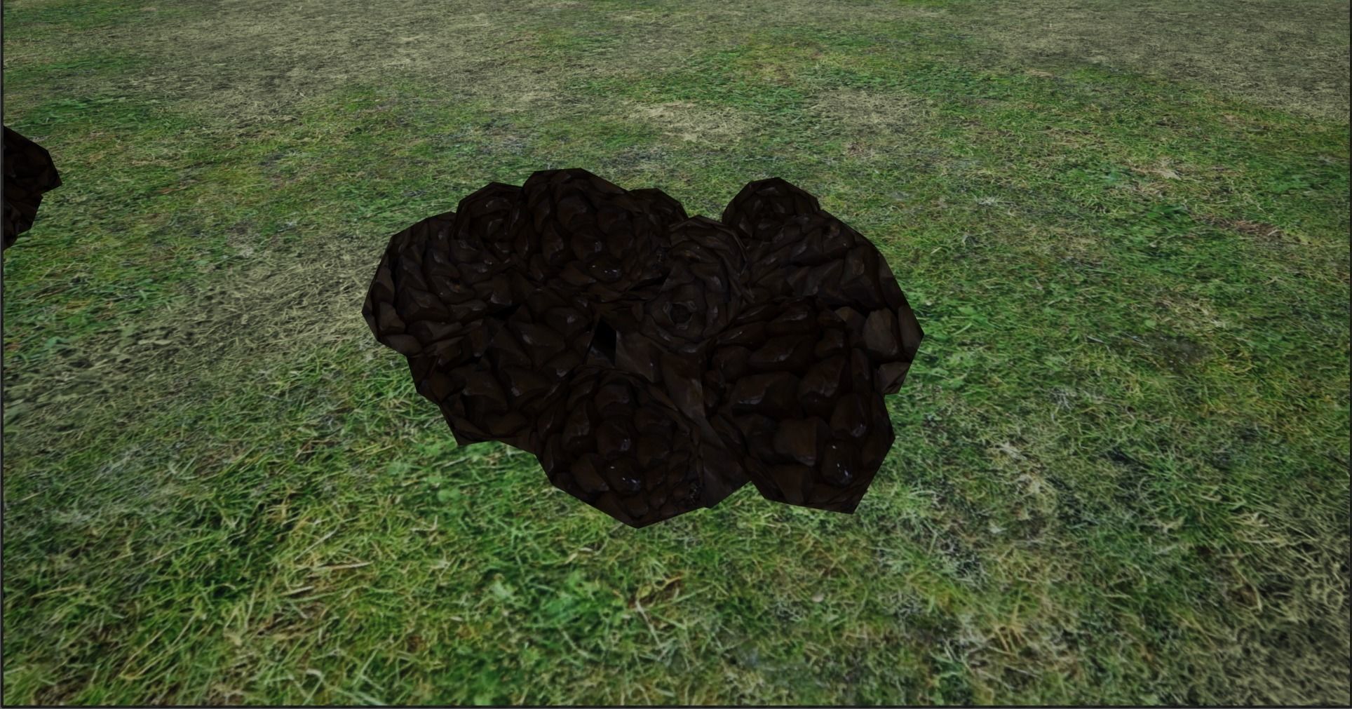 Lowpoly Pinecones and stack of Pinecones Low-poly 3D model_14