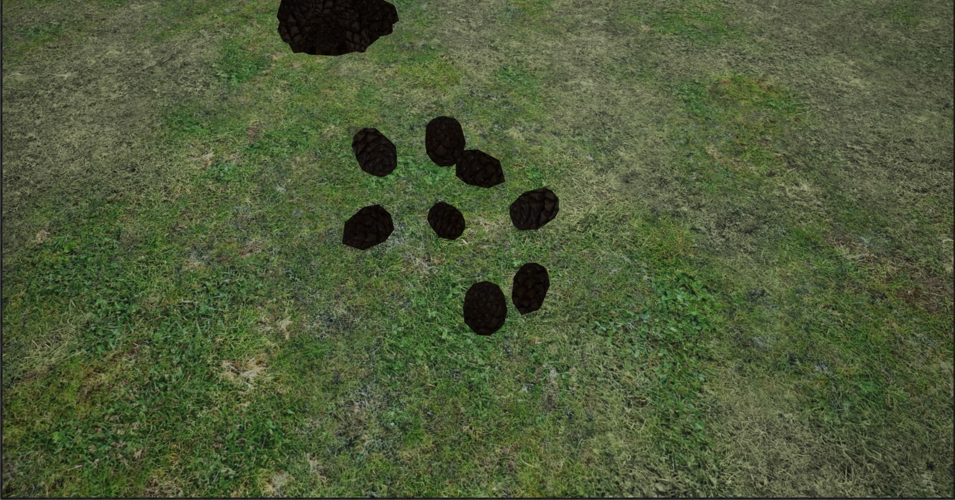 Lowpoly Pinecones and stack of Pinecones Low-poly 3D model_19