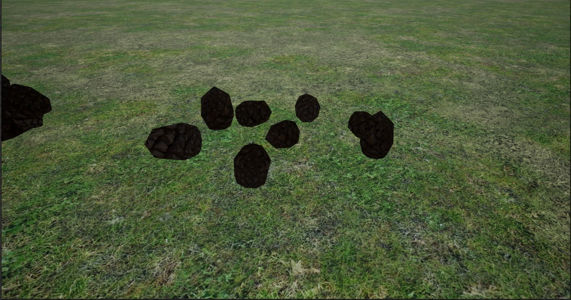 Lowpoly Pinecones and stack of Pinecones Low-poly 3D model_18