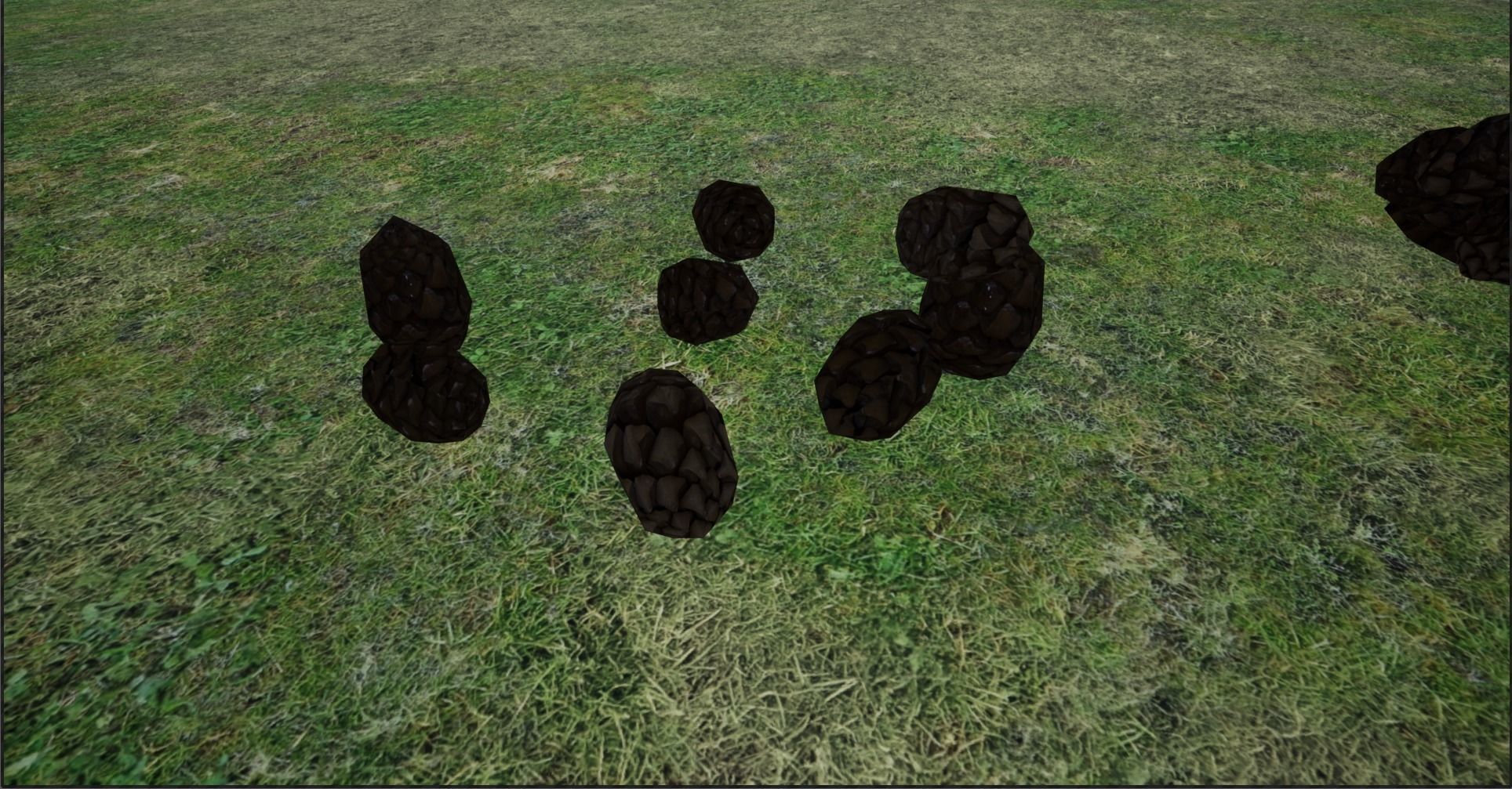 Lowpoly Pinecones and stack of Pinecones Low-poly 3D model_20