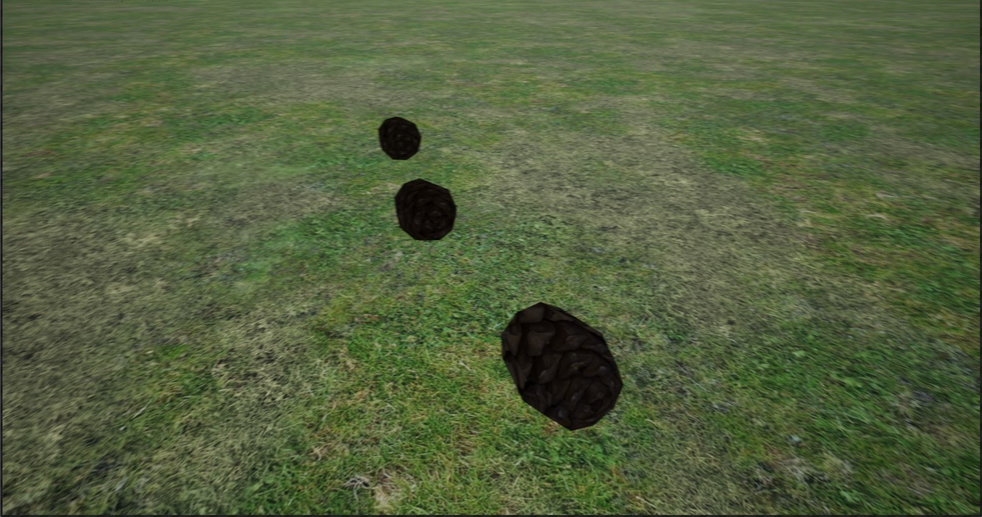 Lowpoly Pinecones and stack of Pinecones Low-poly 3D model_9