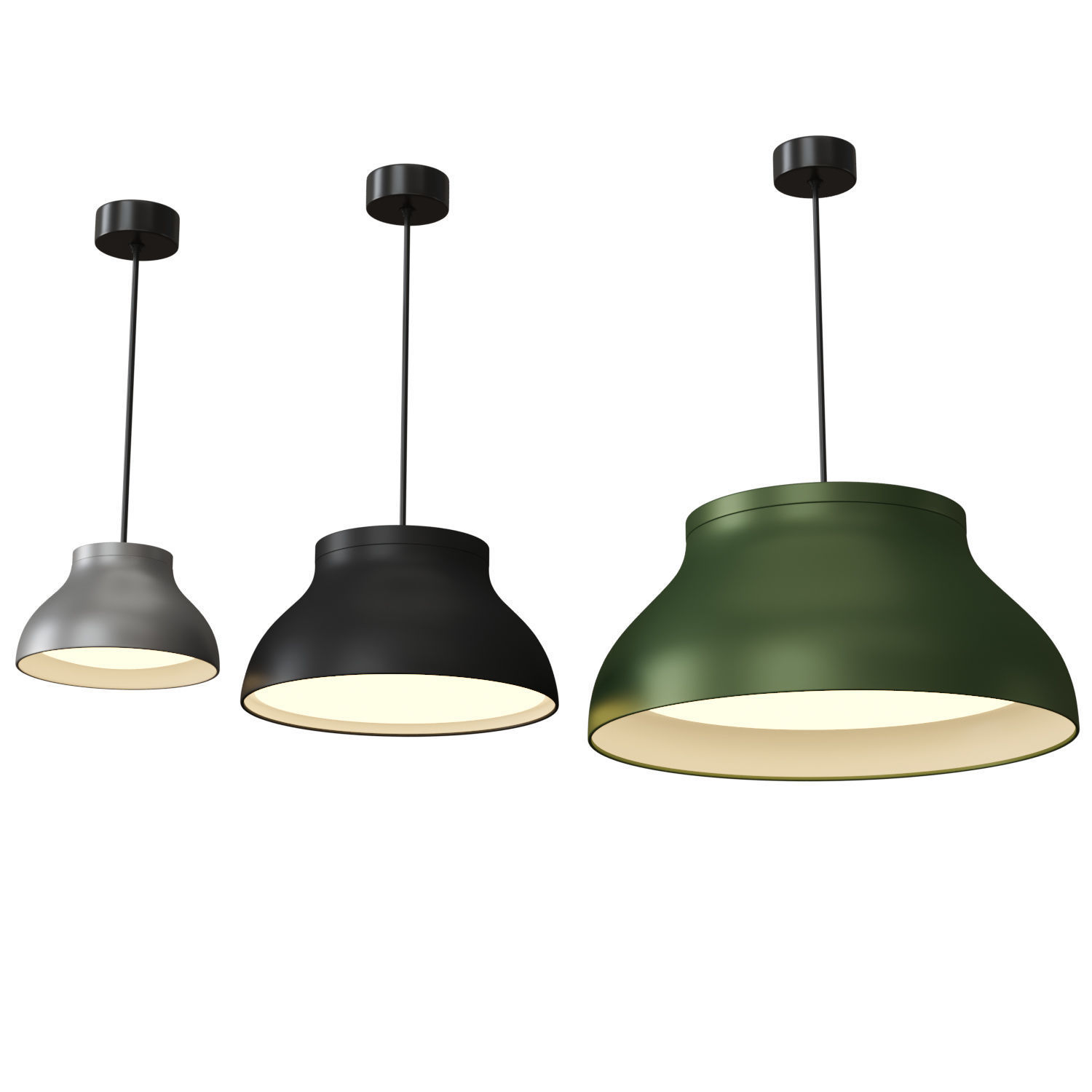 Pc Pendant Lamp 3D model_3