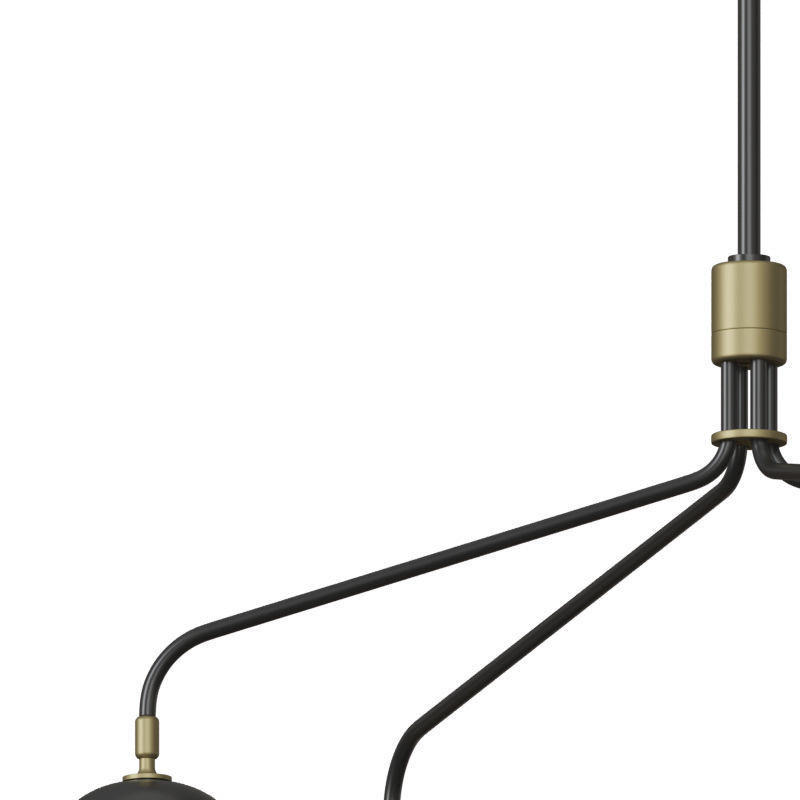 Howard Chandelier 4 Long Arm 3D model_1