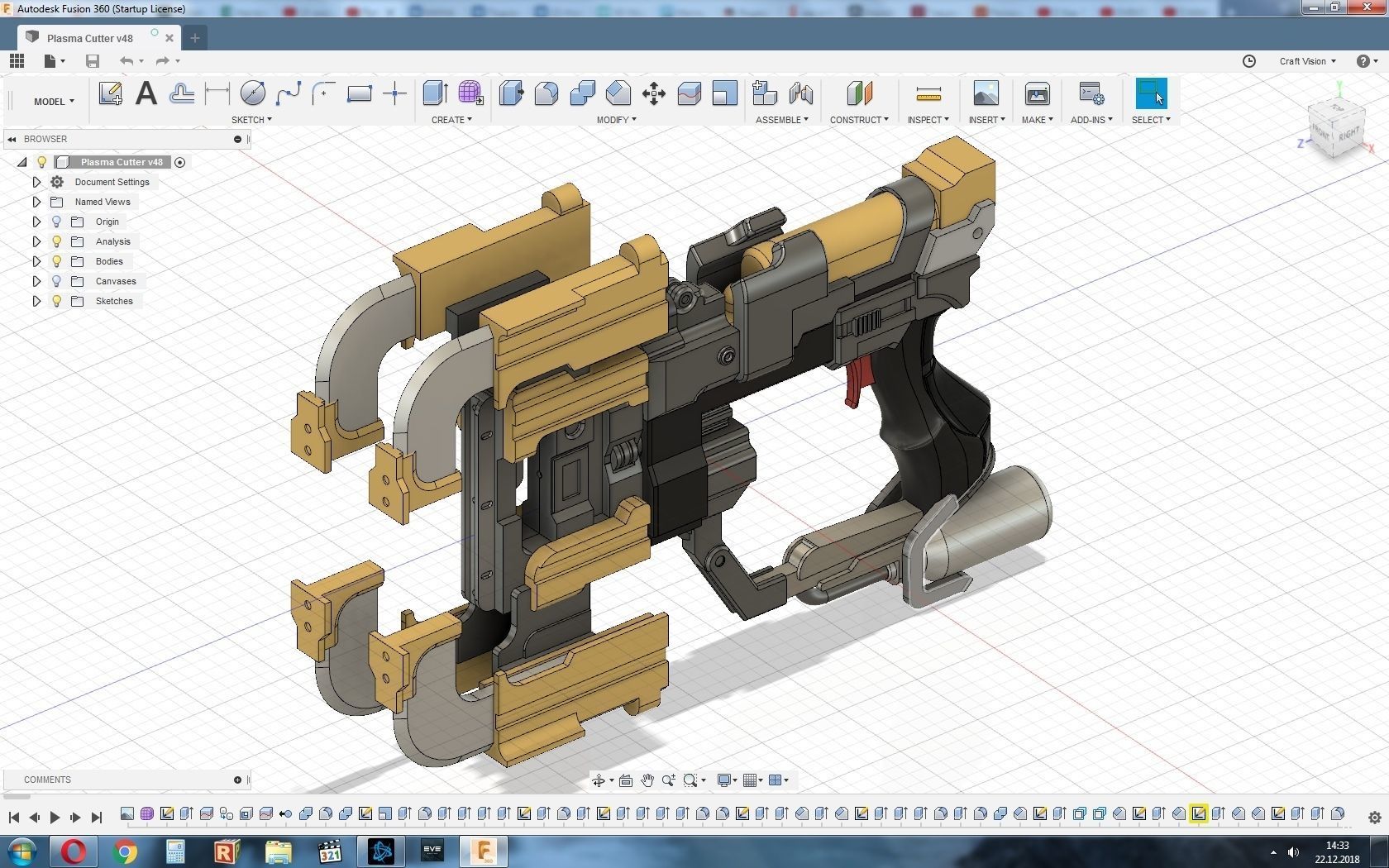 Dead Spase Plasma Cutter 3D print model_6