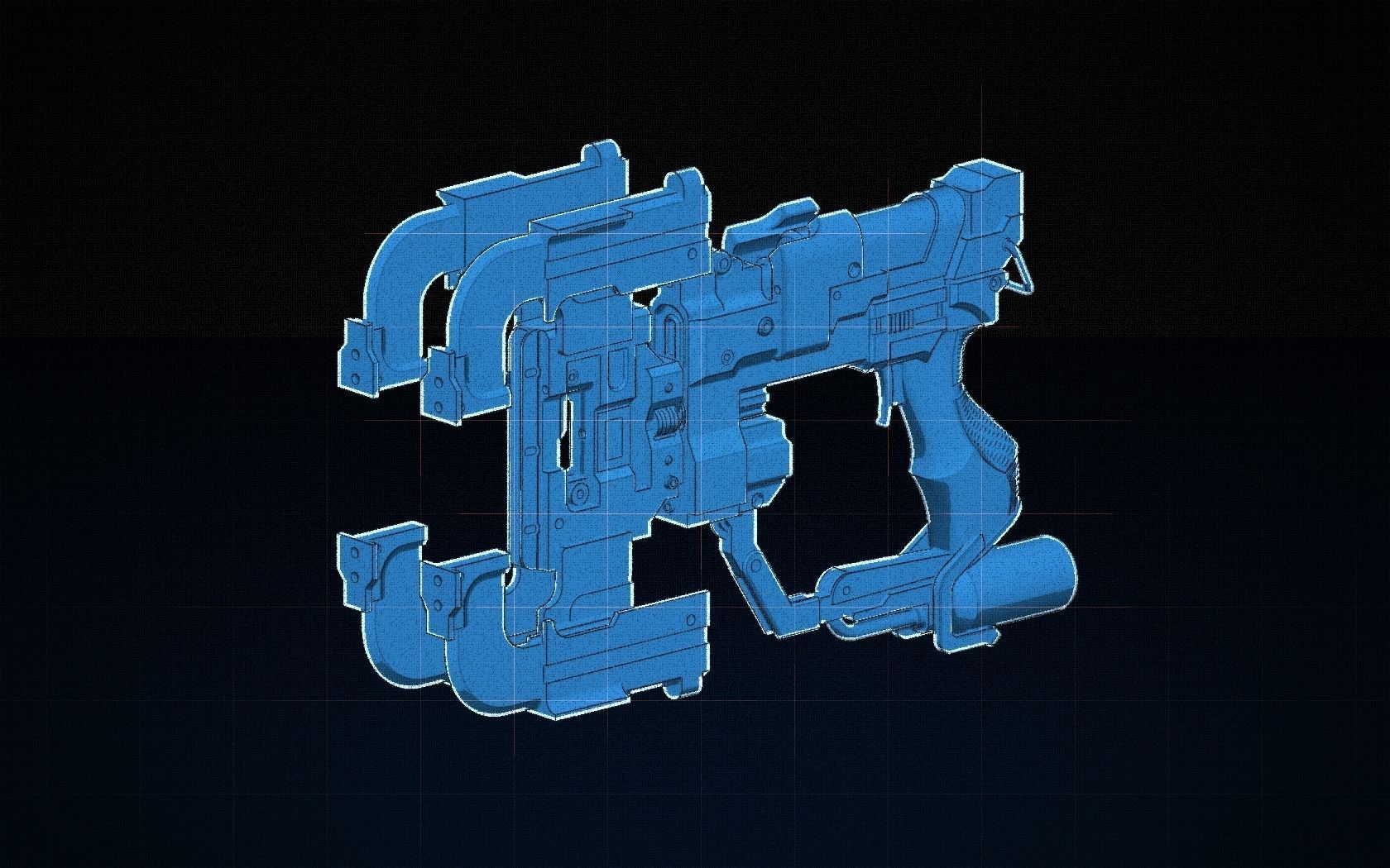 Dead Spase Plasma Cutter 3D print model_19