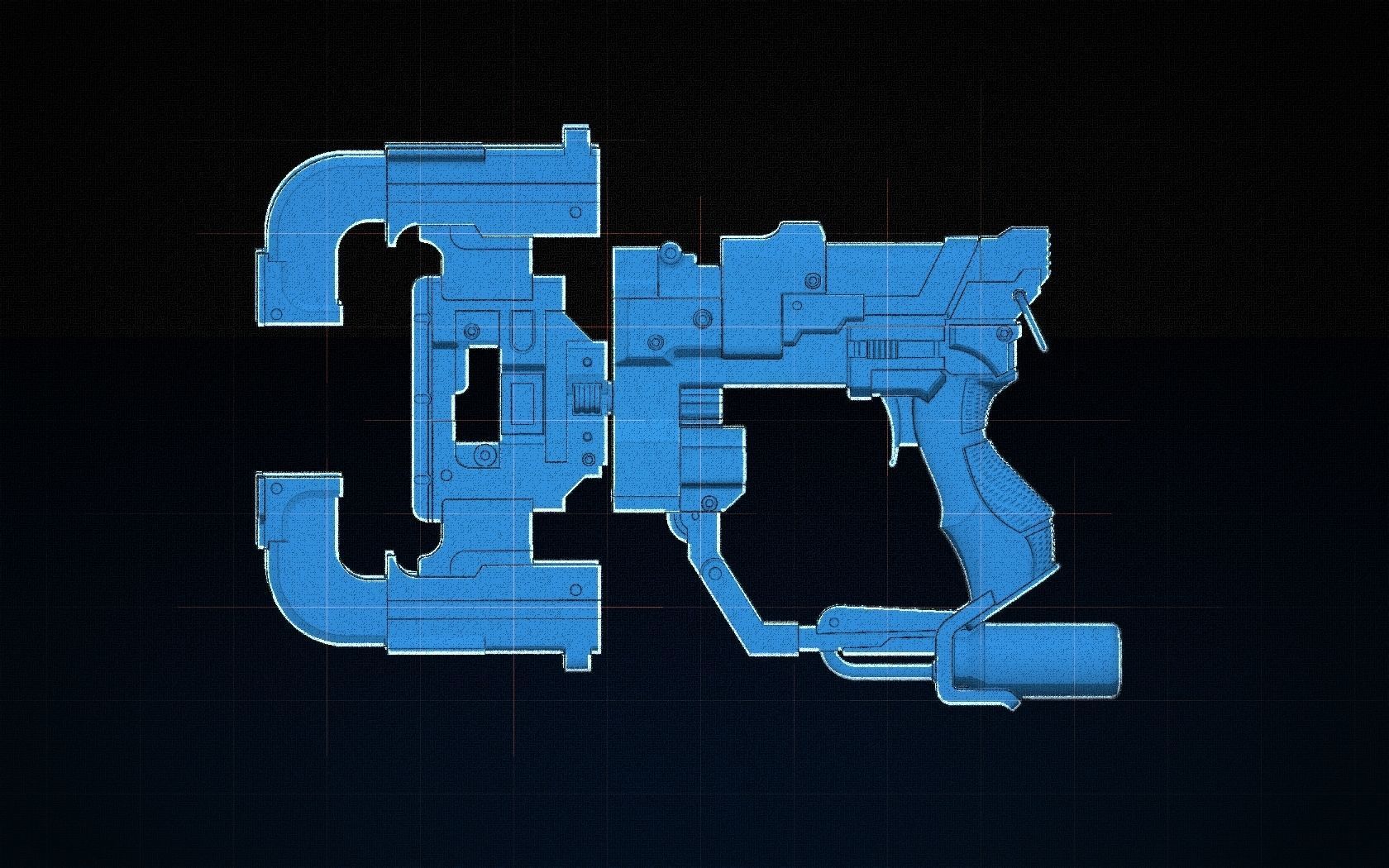 Dead Spase Plasma Cutter 3D print model_17