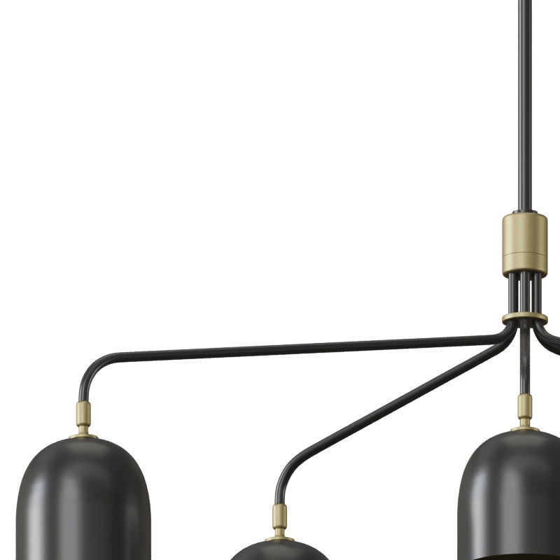 Howard Chandelier 6 Arm 3D model_1