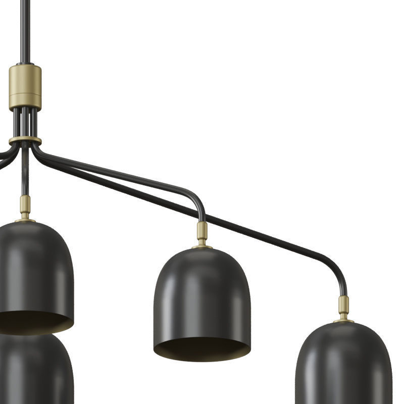 Howard Chandelier 6 Arm 3D model_2