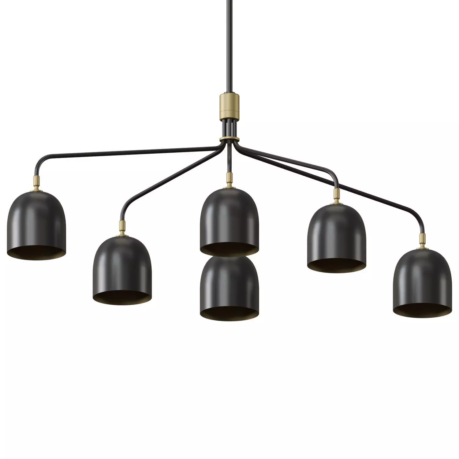 Howard Chandelier 6 Arm 3D model_0