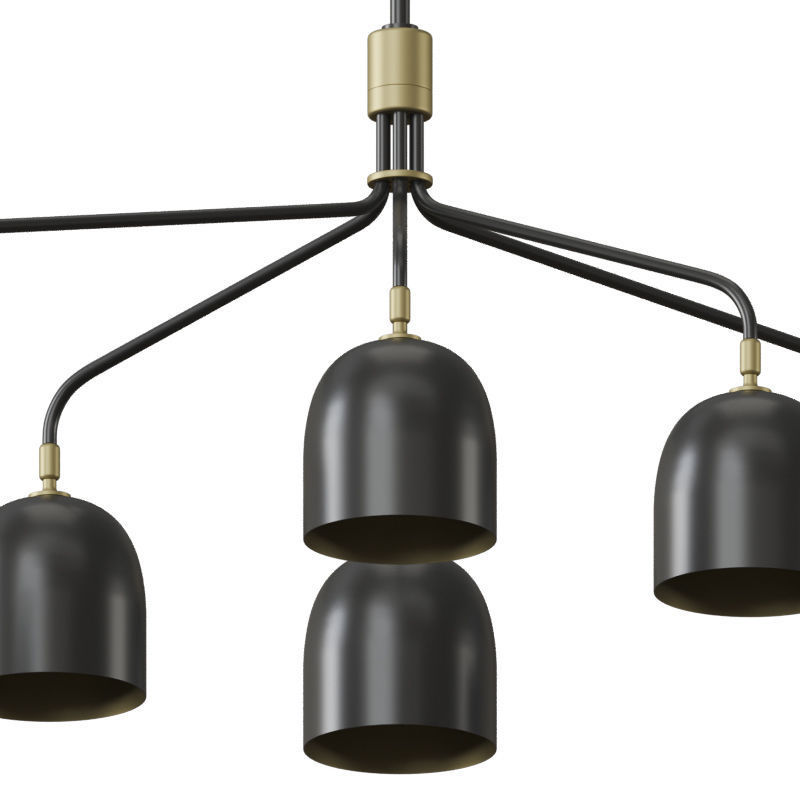Howard Chandelier 6 Arm 3D model_3