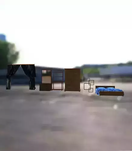 furniture dresser with mirror and drawers