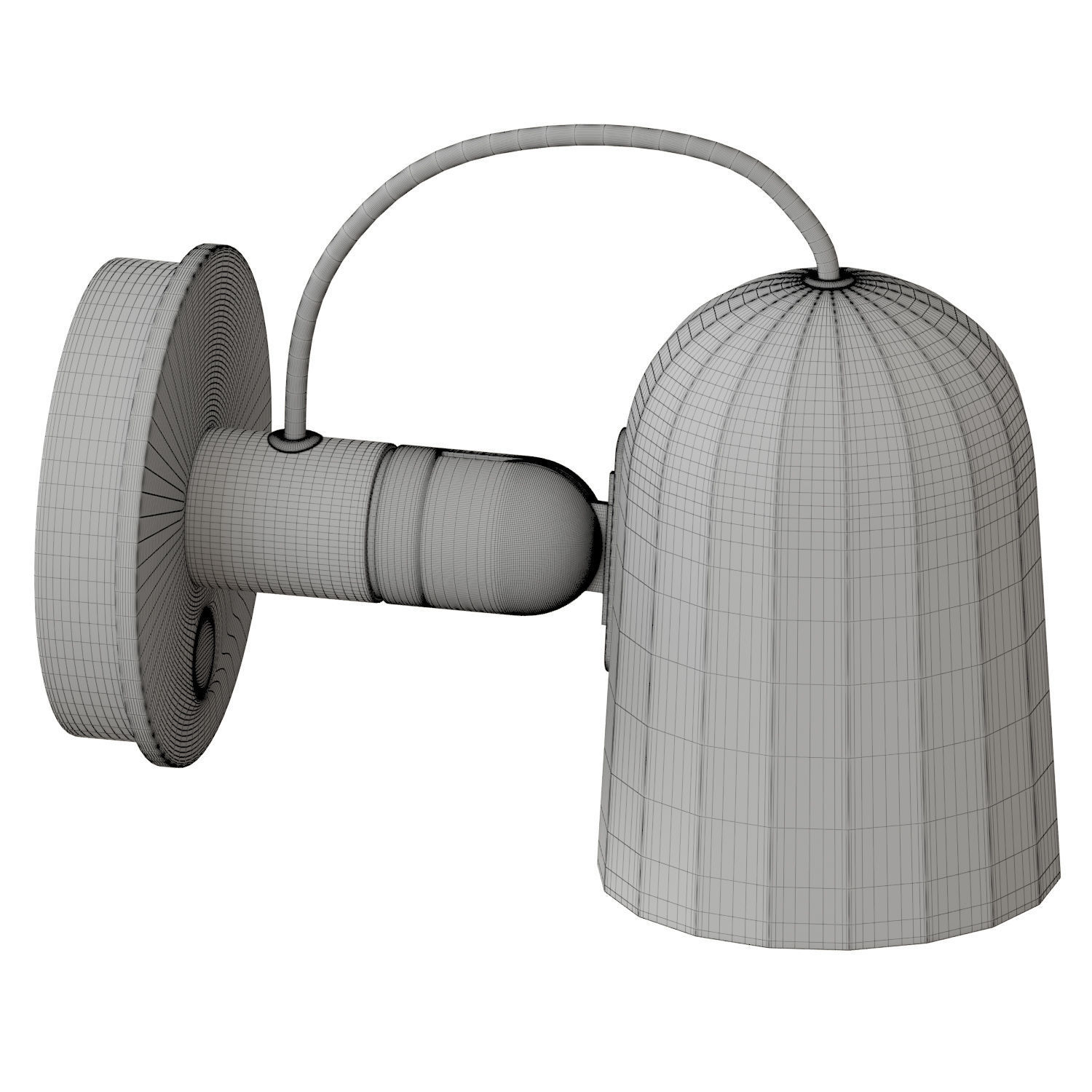 Noc Wall Button 3D model_4