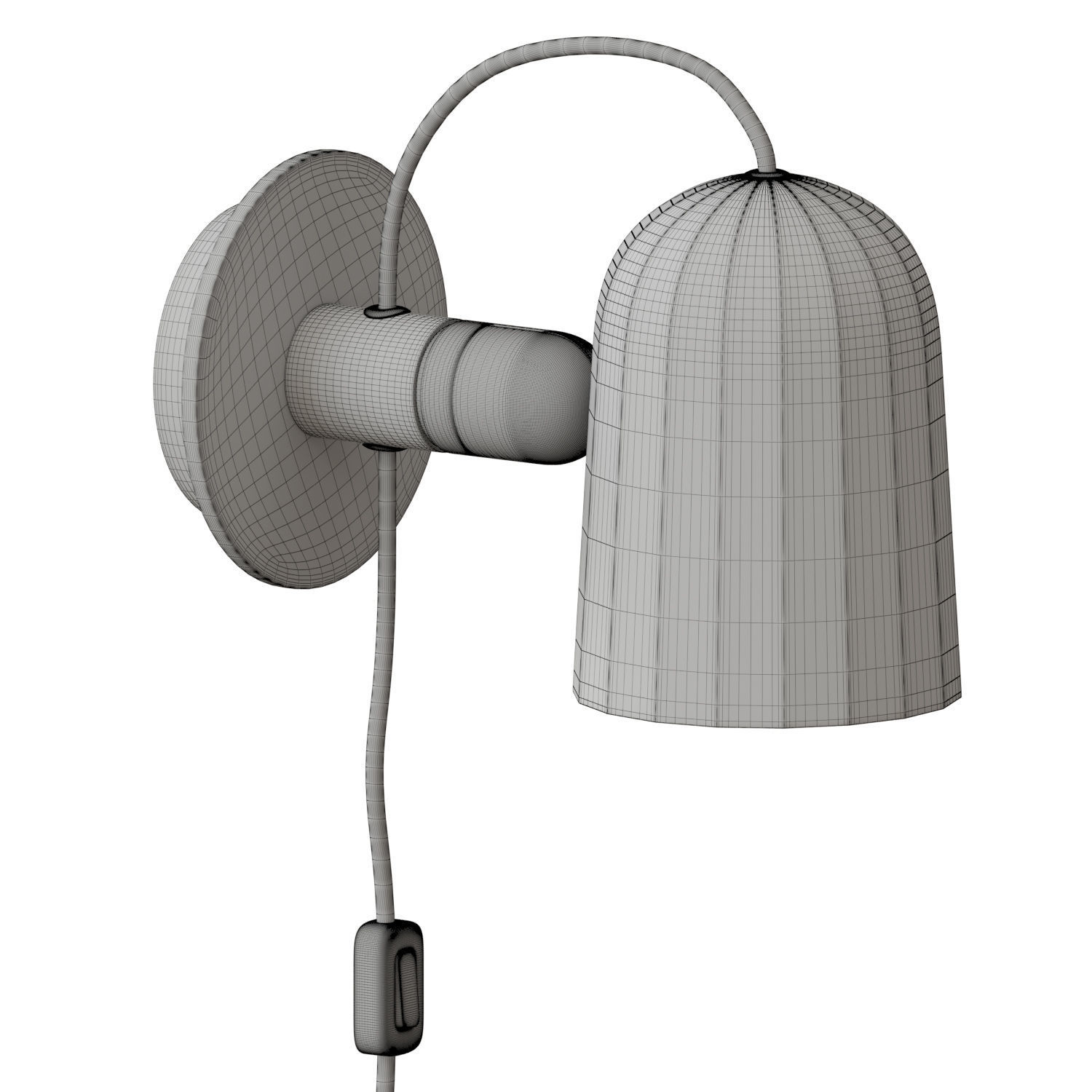 Noc Wall Off White 3D model_4