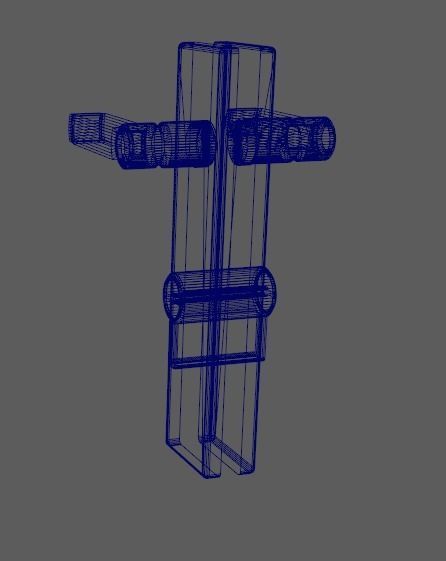 door lock Free low-poly 3D model_4