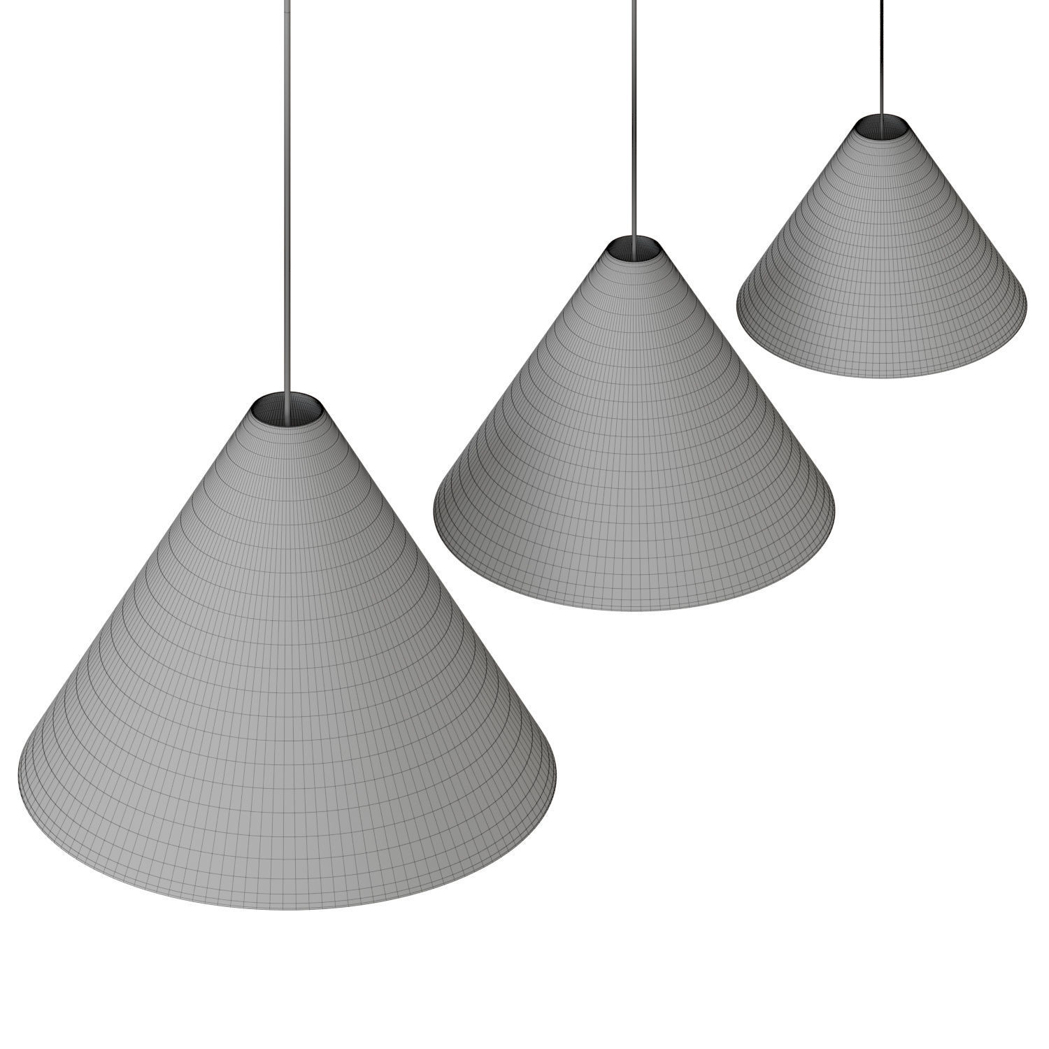 30 Degrees Shade Without Cord Set 3D model_4