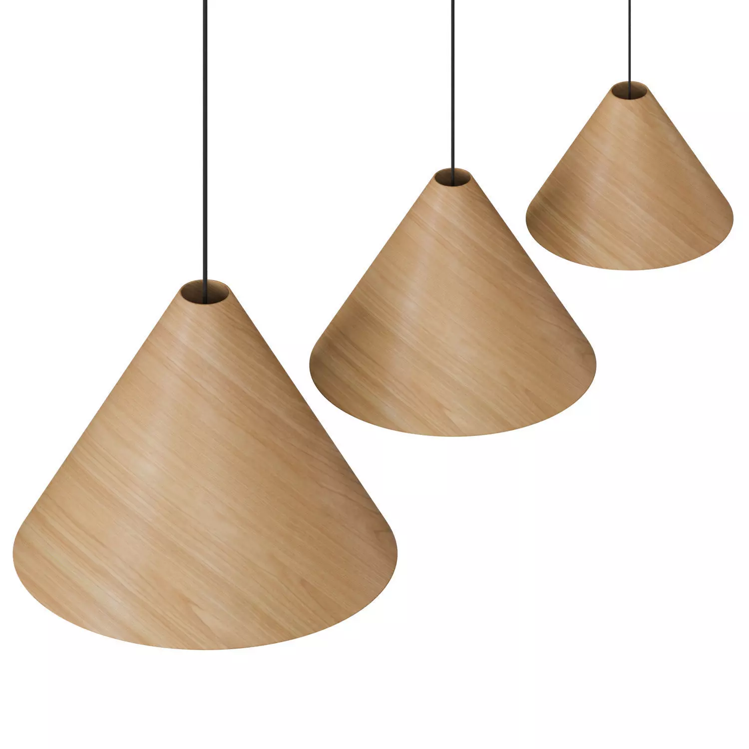 30 Degrees Shade Without Cord Set 3D model_0