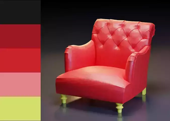 Red sofa 