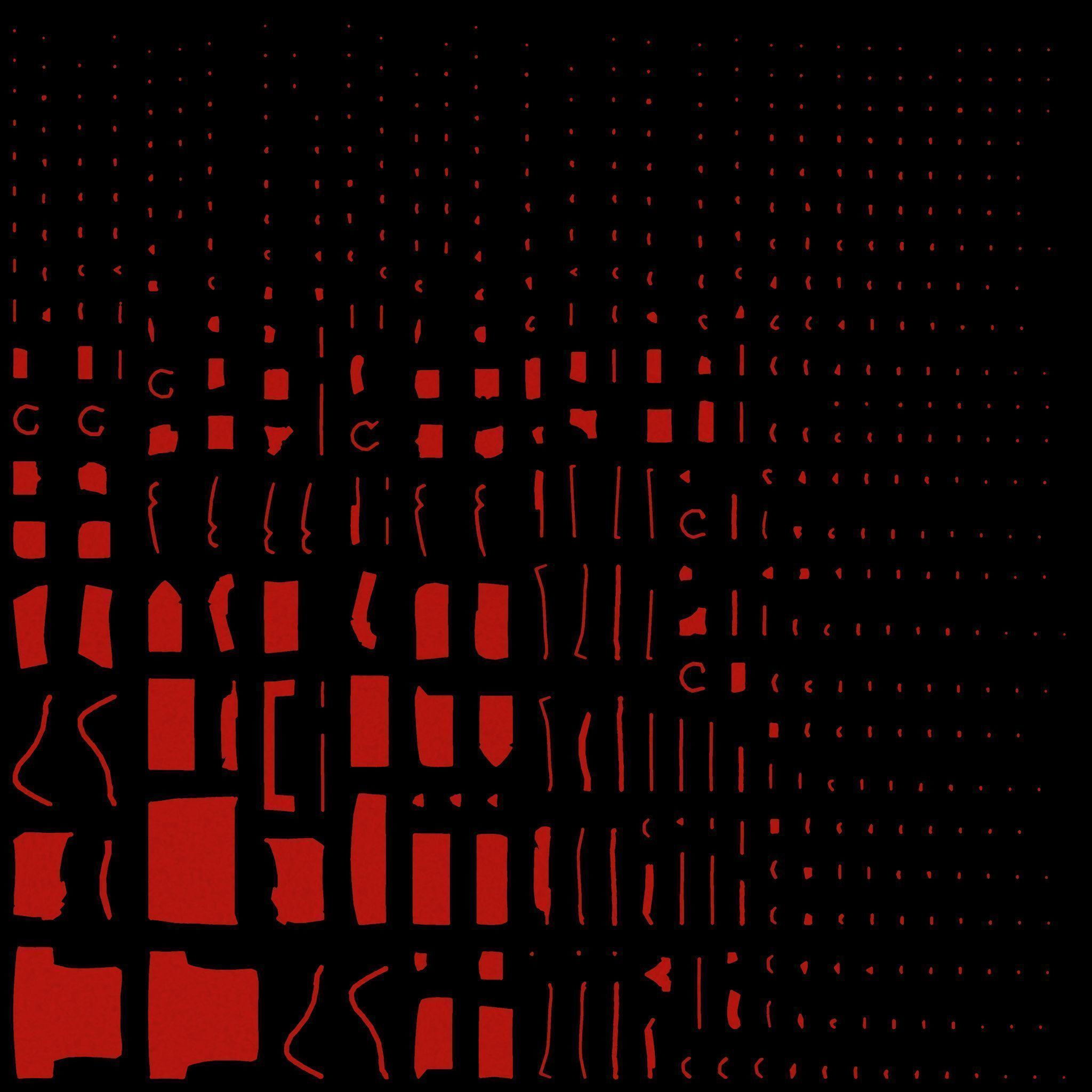 Red sofa  Low-poly 3D model_4