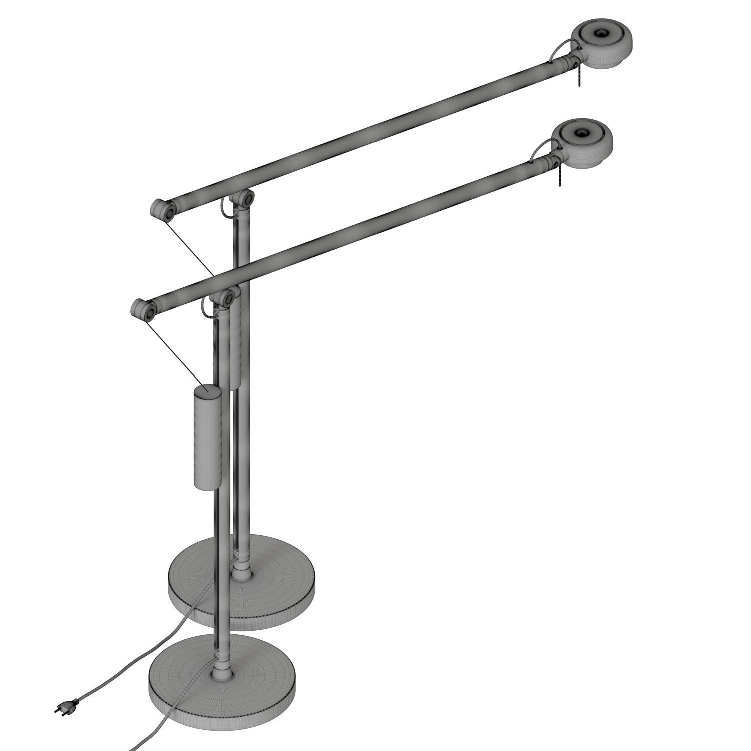 Fifty Fifty Table Lamp 3D model_4