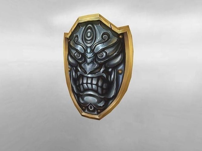 Face Shield Low Poly Low-poly 3D model