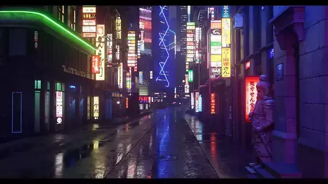 Tokyo Street model 3D model