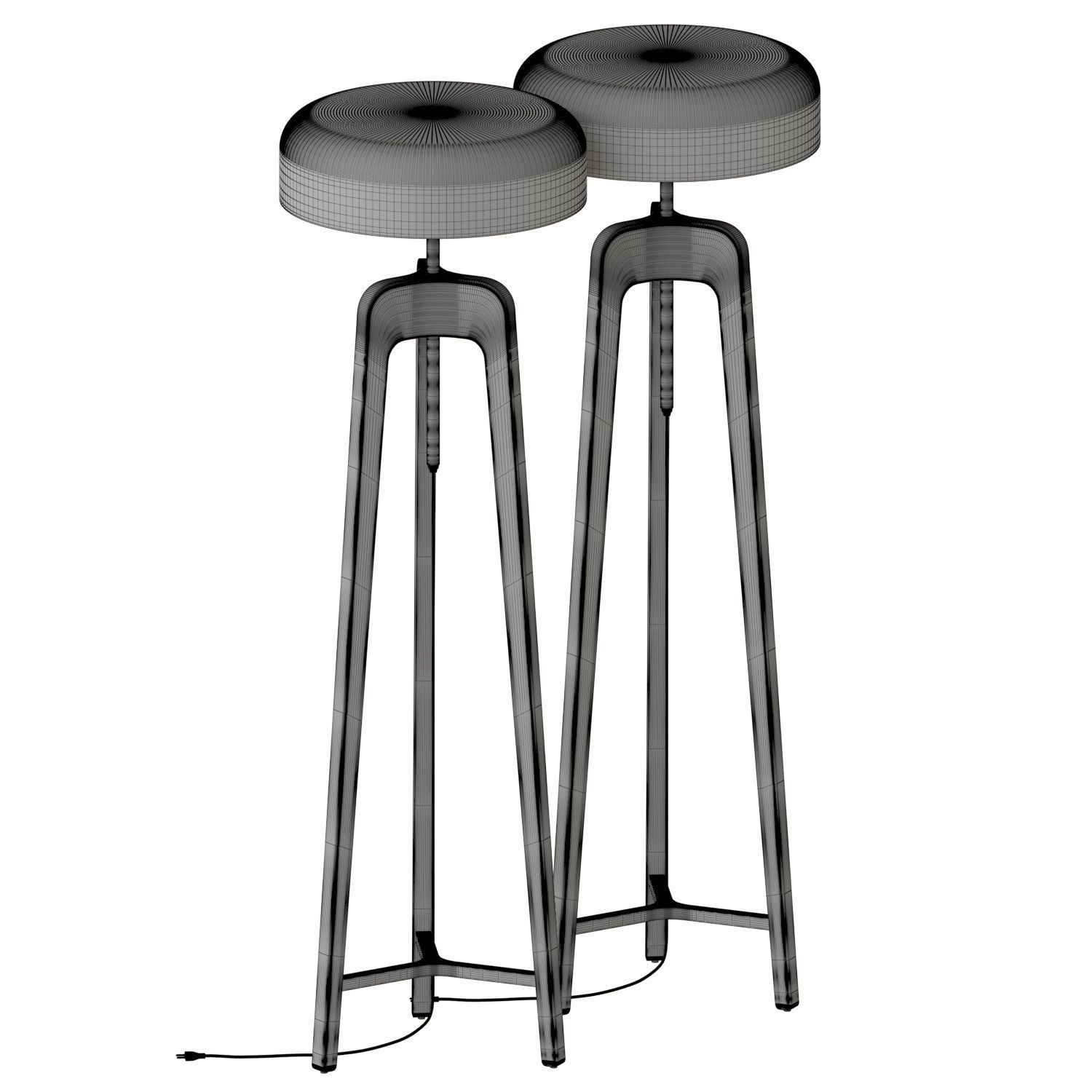 Pileo Floor Lamp 3D model_4