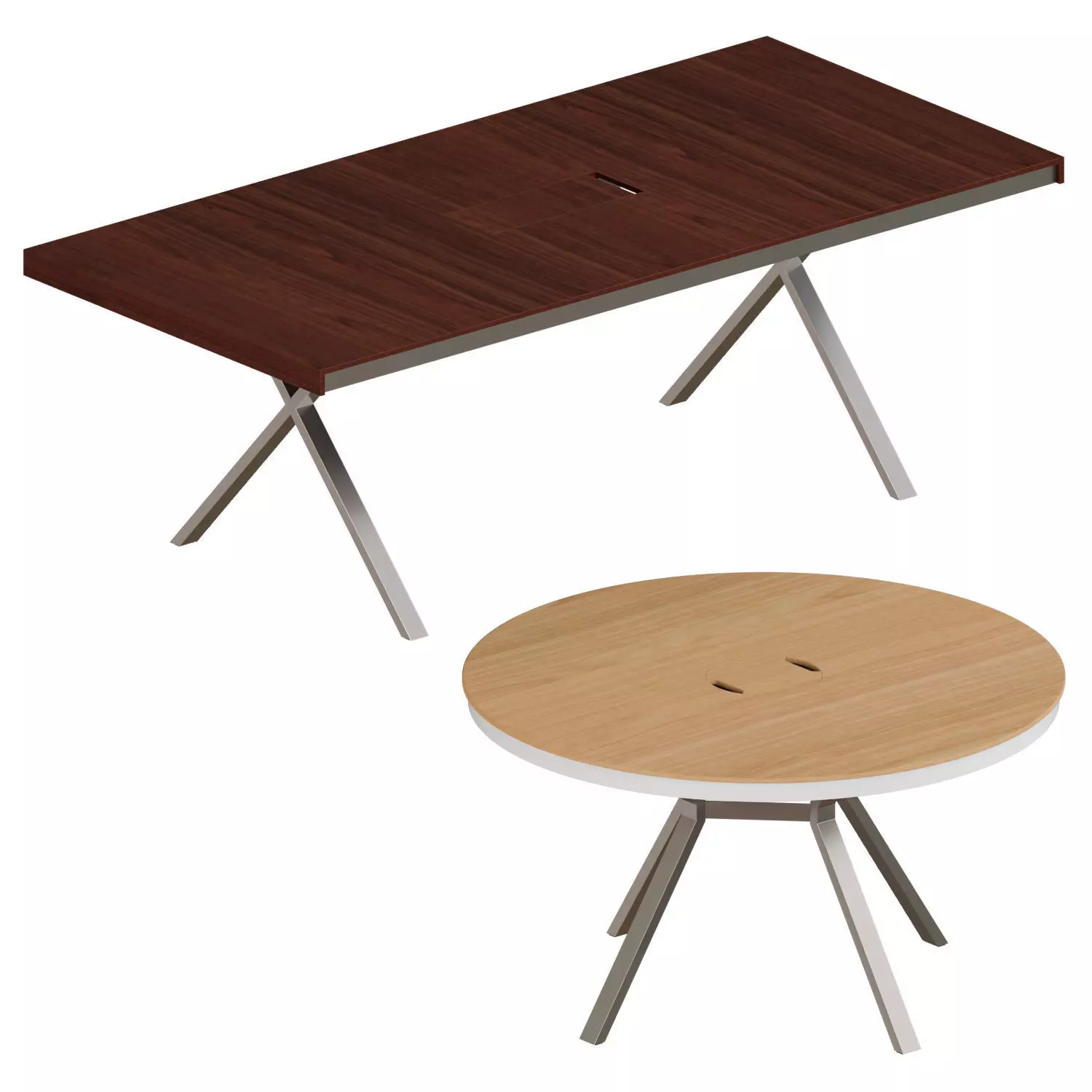 Frame X Table 3D model_0