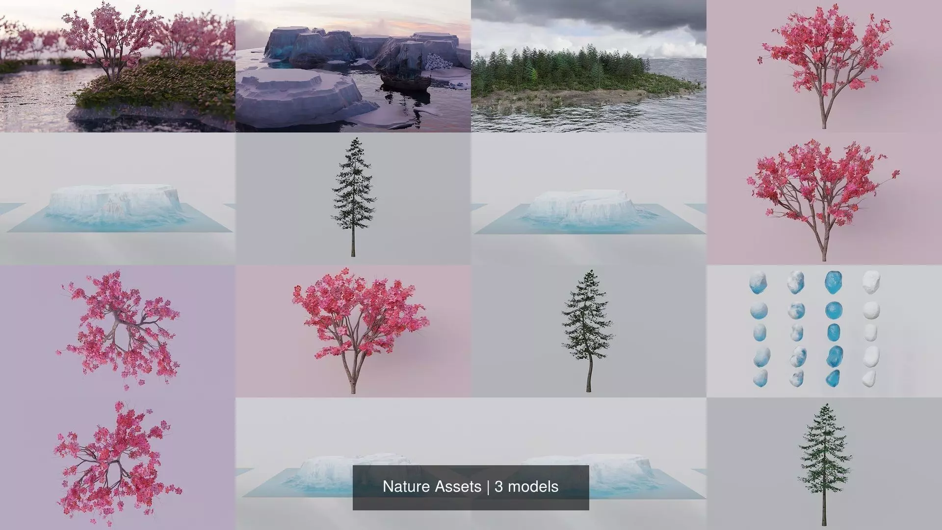 Nature Assets 3D Model Collection_0