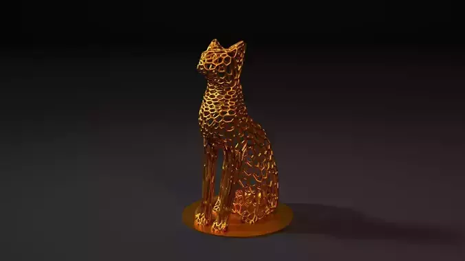 Goddess bastet 3D print model