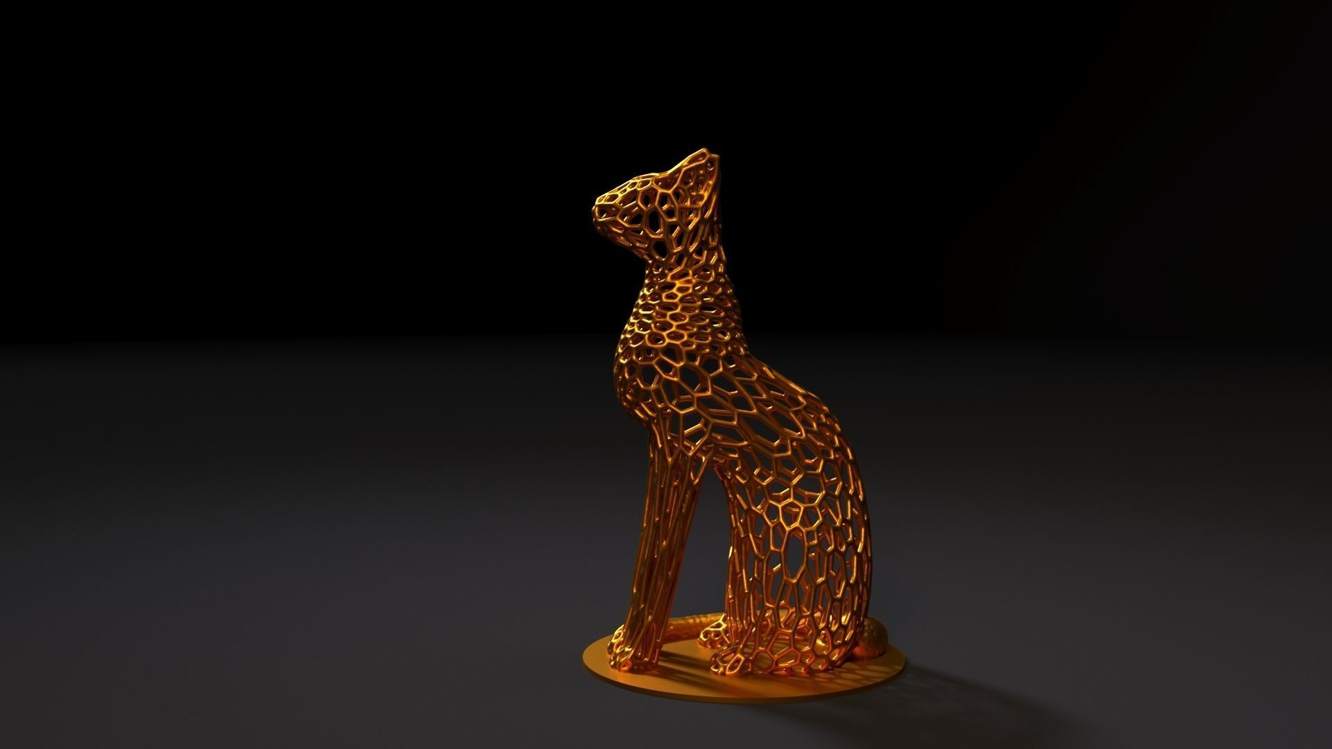 Goddess bastet 3D print model_1